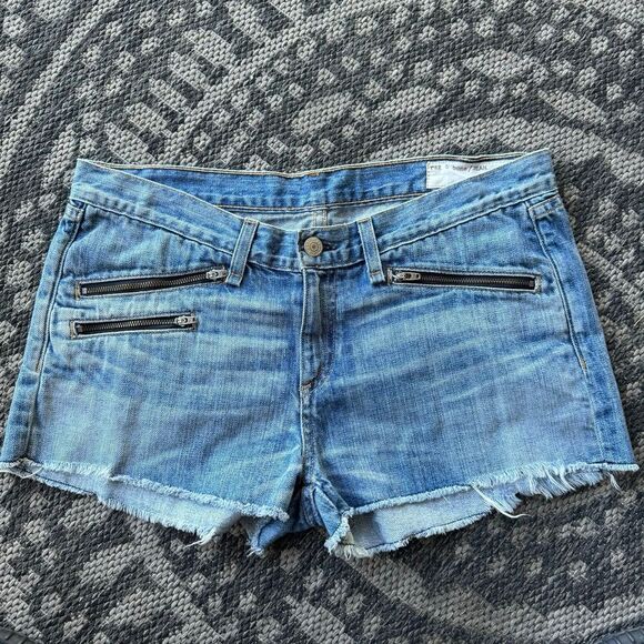 Rag & Bone Store Exclusive Denim Shorts - Size 29 - Picture 1 of 10